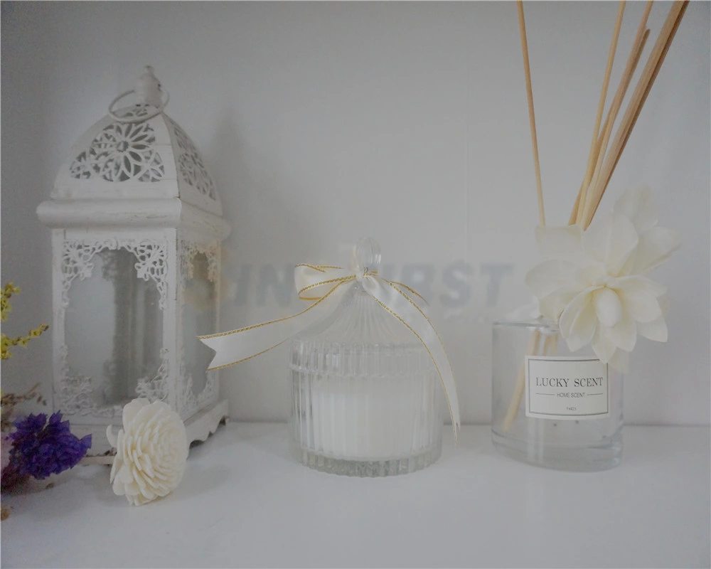 Scented Candle in Candles with Clear Glass Candle Jar and Soybean Wax