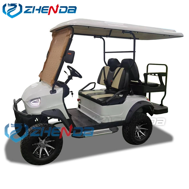 CE Certification Powerful Long Range Electric 4 Seat Small Cart off-Road Luggage Cart for Sale