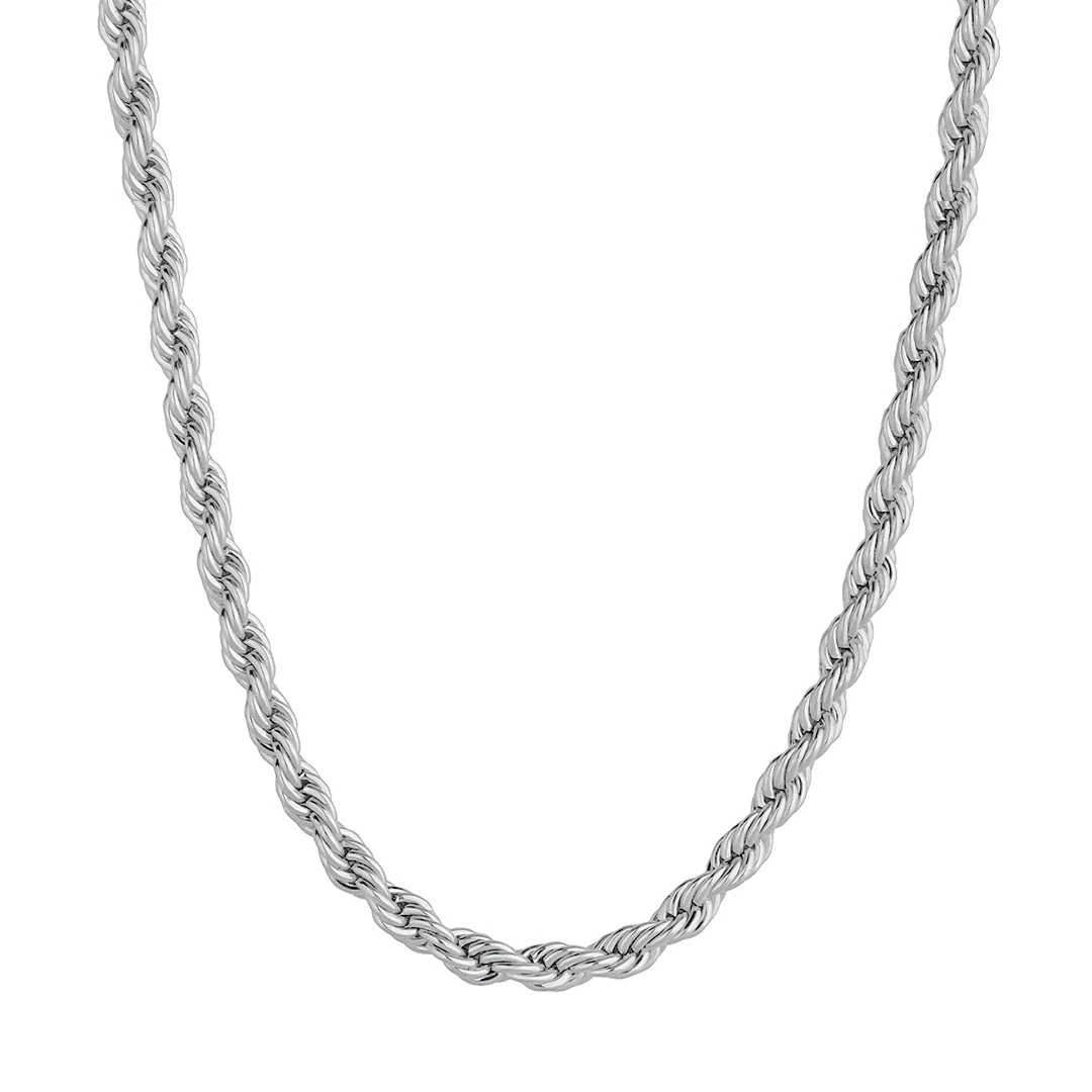 Stainless Steel Rope Chain Necklace Jewelry