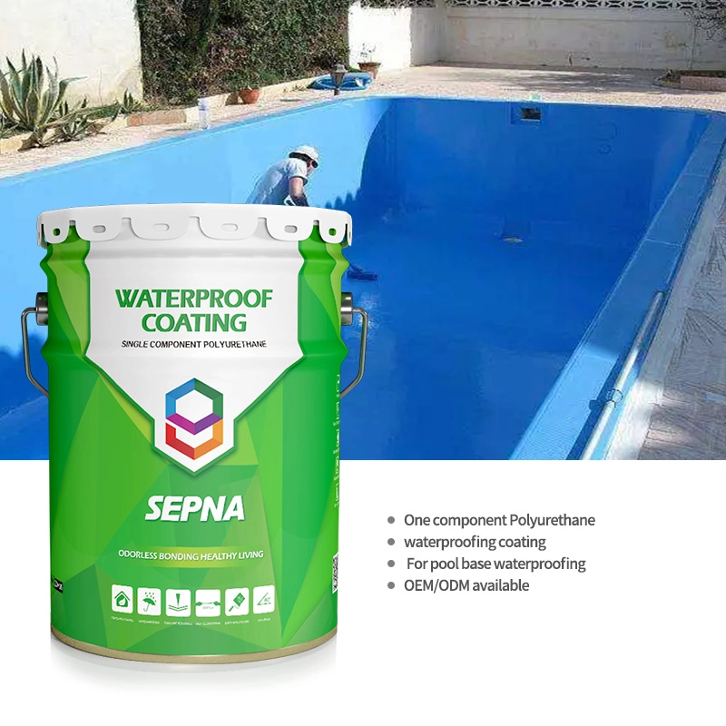 Sepna Factory Price Quick-Setting Rubber Asphalt Waterproof Coating Project Dedicated for Swimming Pool