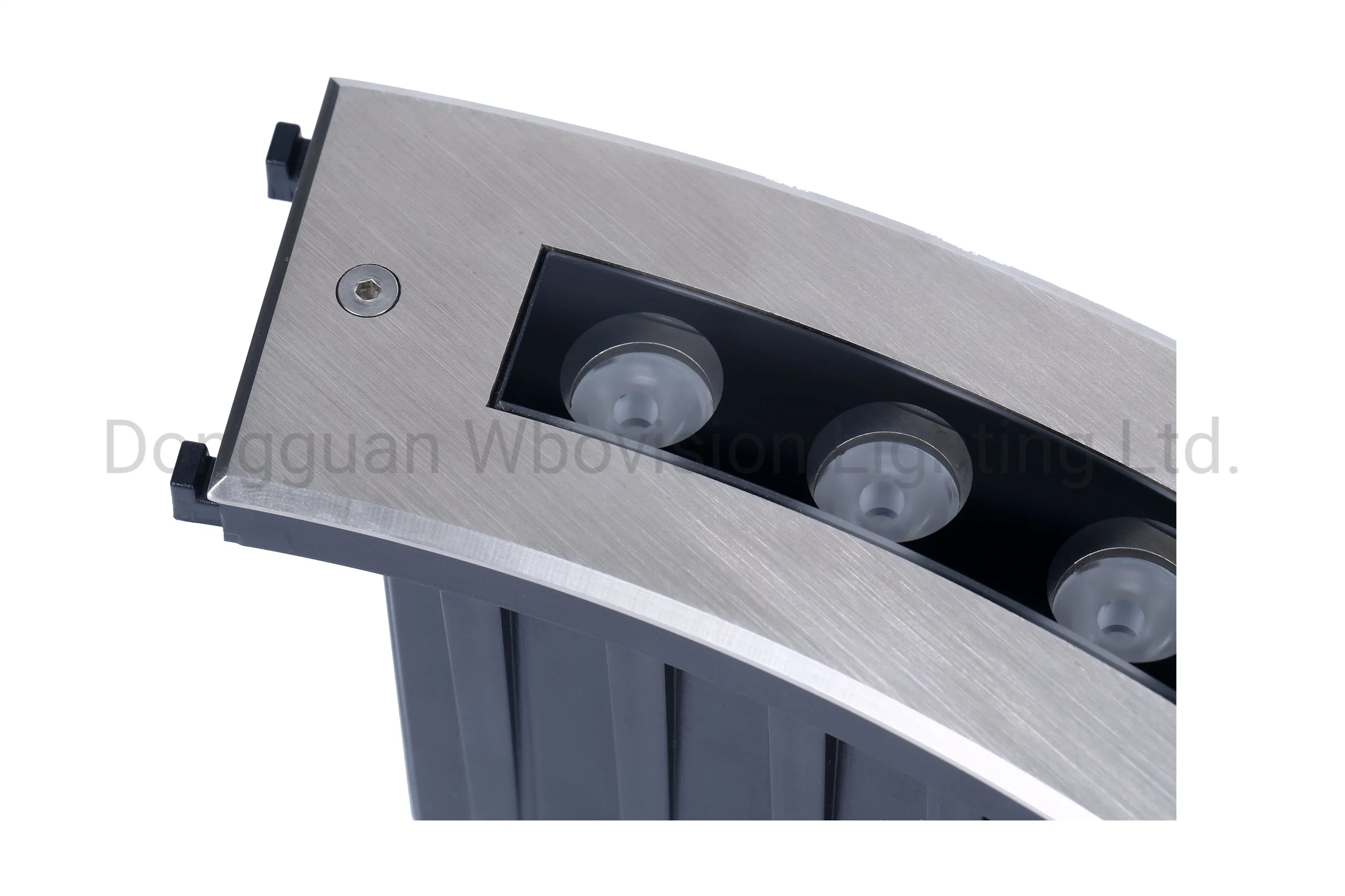 12W IP67 Special Design Arc LED Underground Light with Mounted Sleeve