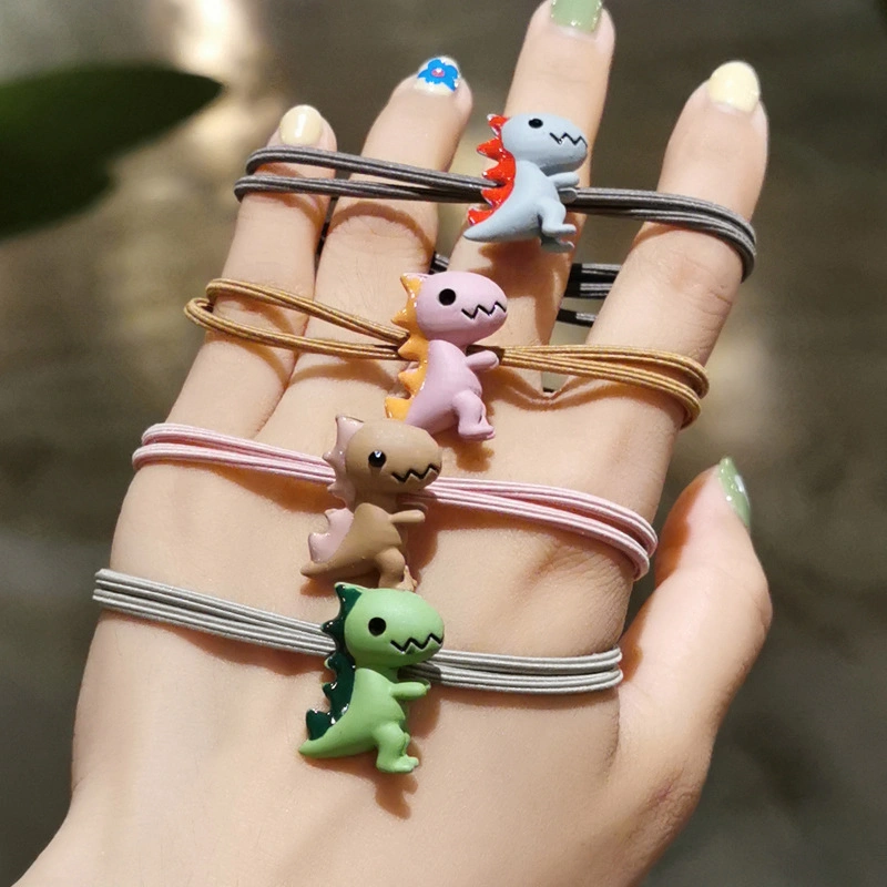 Cute Little Dinosaur Hair Tie Cartoon Women Girl Hairband