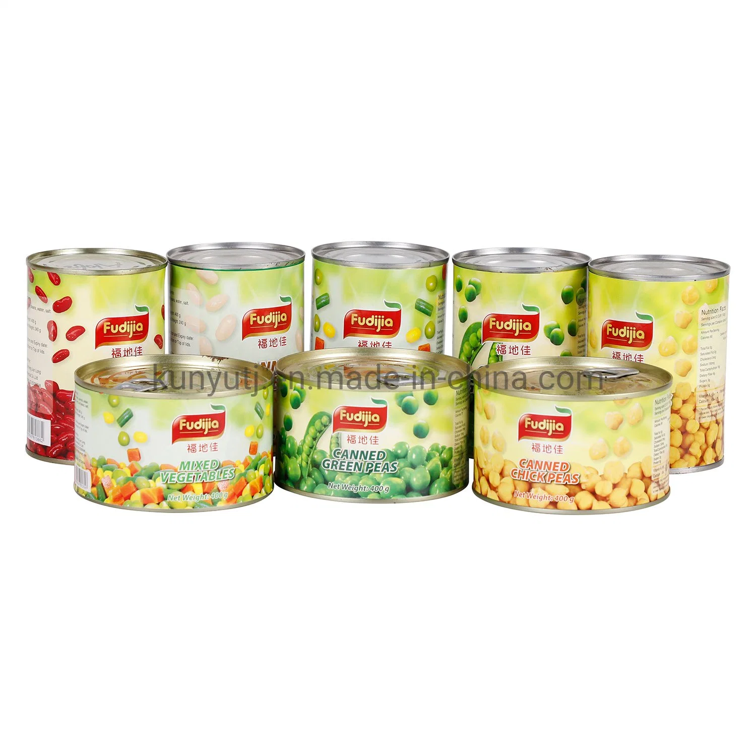 Health Food Canned Broad Beans Canned Foul Beans with White Inside Tin