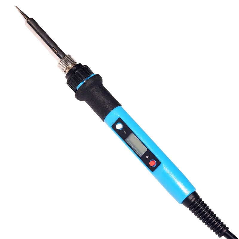 Red Color 80W LCD Display Electric Soldering Iron 110V/220V Adjustable Temperature Soldering Irons with Sleep Fuction