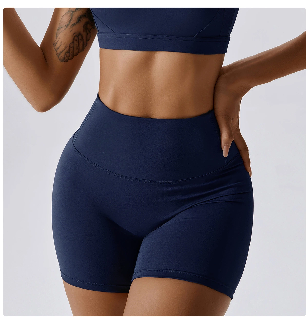 Wholesale/Supplier Seamless Yoga High Waist Shorts for Women Scrunch Butt Quick Dry Sports Wear