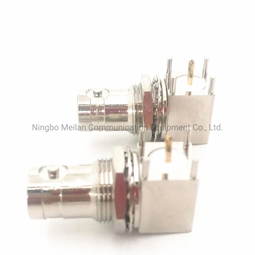 BNC-Kwe 90 Degrees Copper Female Waterproof BNC Connector