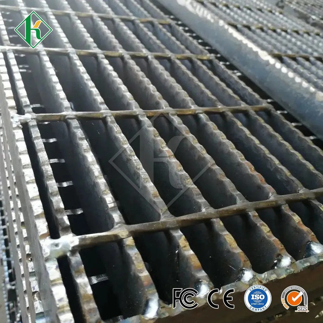 Kaiheng Steel Grating Platform Manufacturer Grating Trench Cover China Trench Drain Steel Middle Slot Ditch Cover