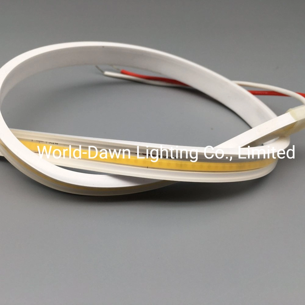 New COB Low Voltage CRI80 90-100lm/W W/Ww Cheap Price IP20 20V 9-11W/M LED Flexible Rope Strip Light