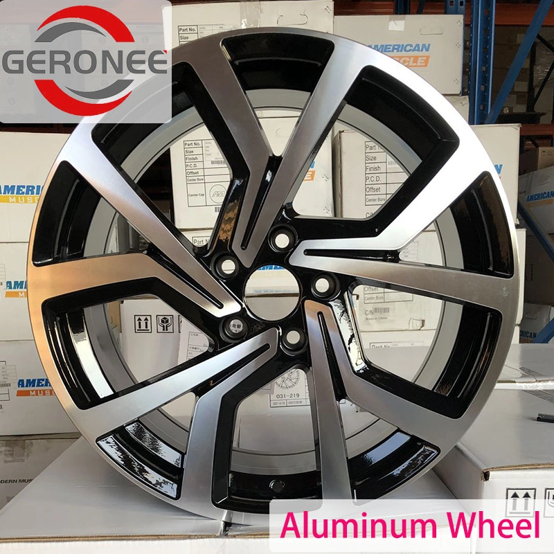 New Design Flow Formed Forming Alloy Wheels Aluminium Magnesium Rim Black 15*6.5 15X6.5 Et 30 Multi Spokes PCD 8*100*114.3 CB 67.1