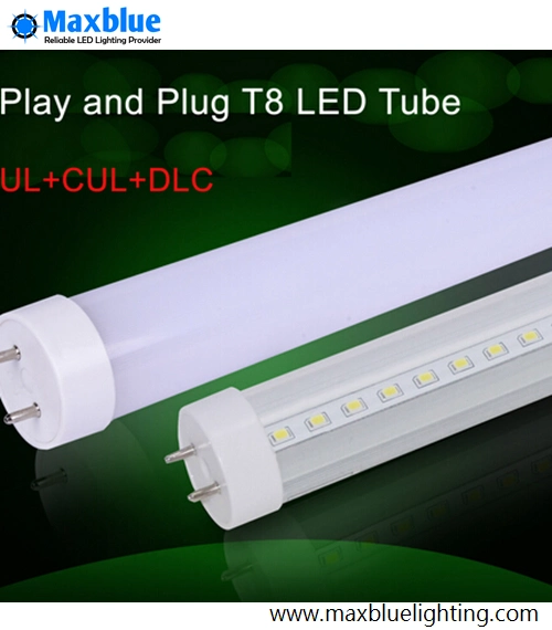 UL DLC cUL aprobado 5pies 25W luz del tubo LED T8