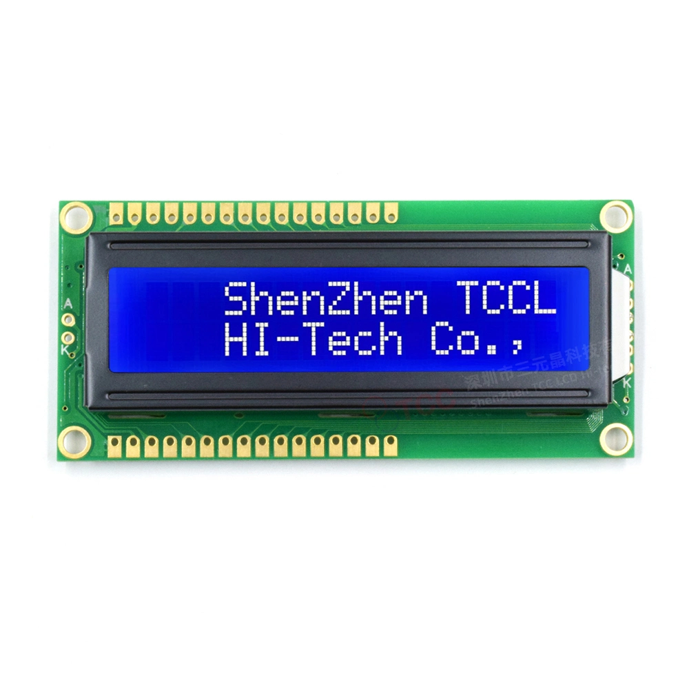 16 Pin 16*2 Character LCD Screen 8 Bit Parallel Monochrome LCD Module