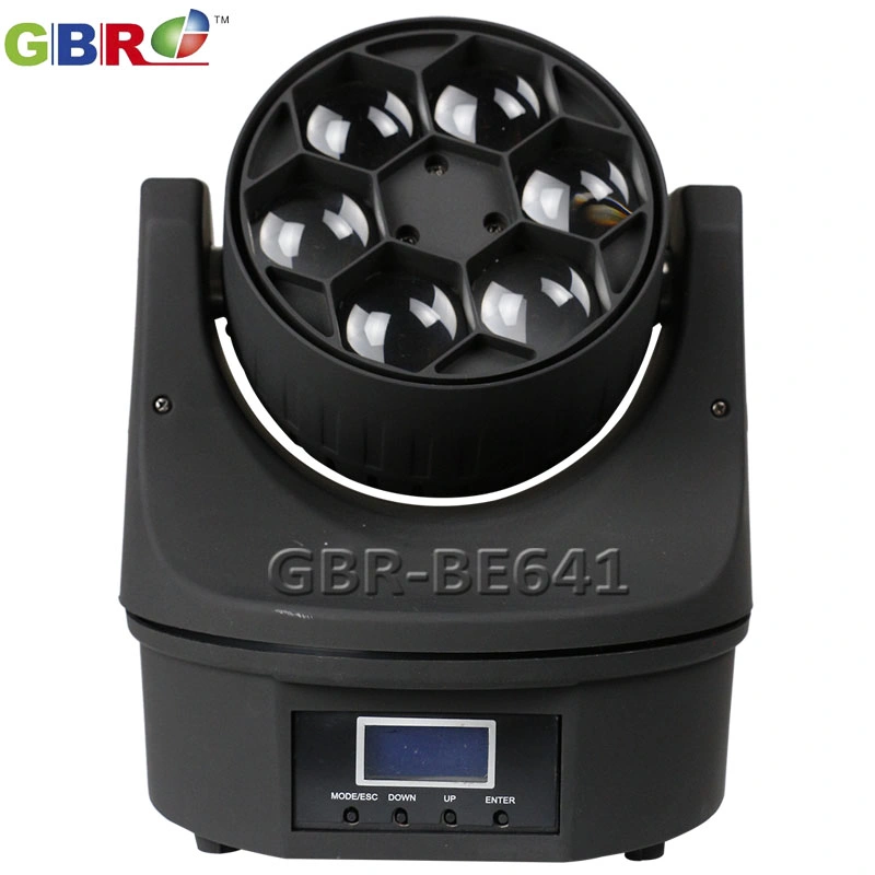 Gbr-Be641 6X15W RGBW 4in1 LED B-Eye Beam Moving Head Light
