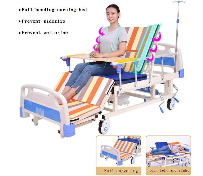 New Design ABS Three Function Full Bending Hospital Bed