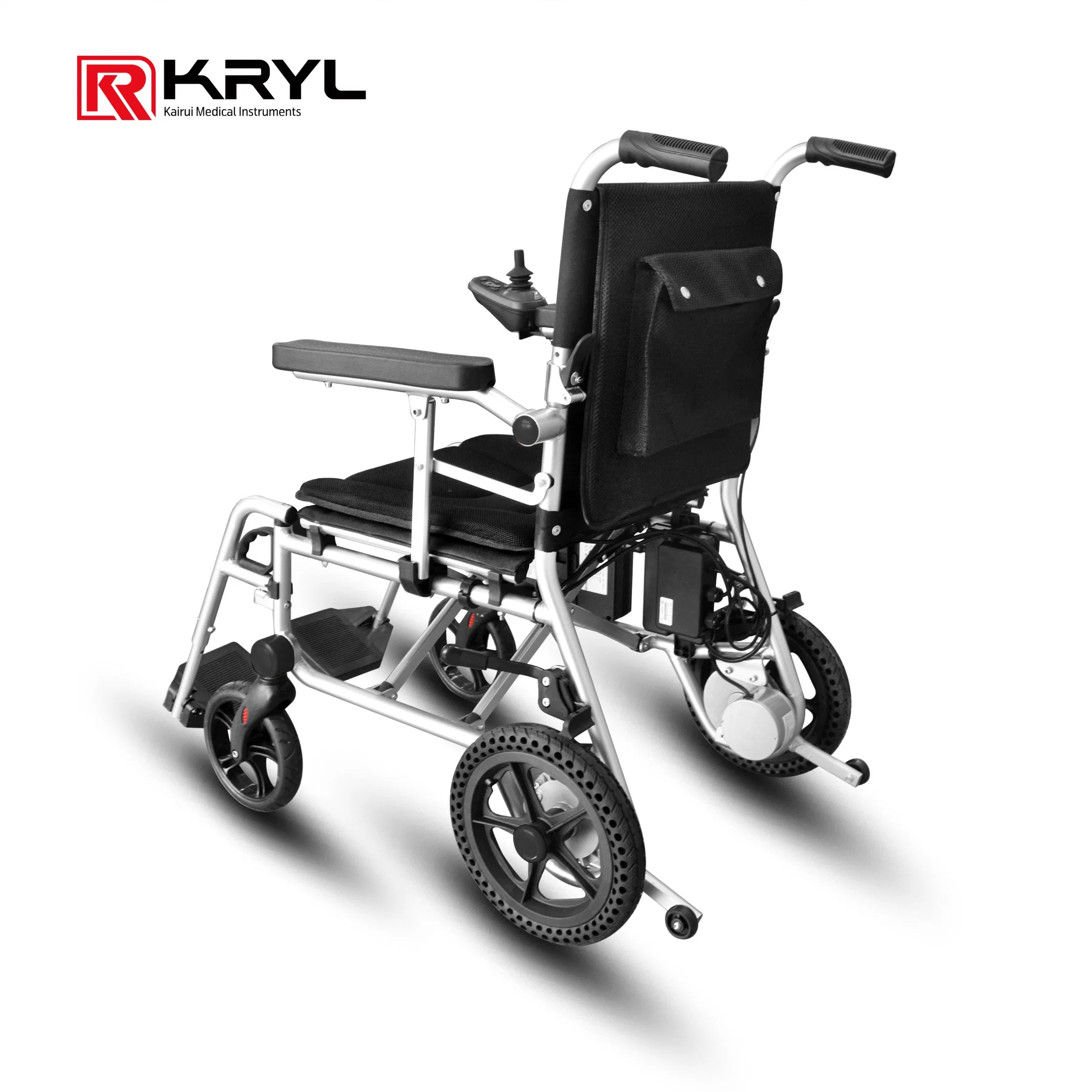 Outdoor Scooter Aluminum Alloy Material Superlight Electric Mobility Wheelchair Portable Wheelchair New Fashion Designed Color for Adults Using