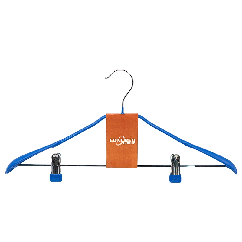 Eoncred Wholesale/Supplier Cheap PVC Coated Metal Non Slip Wire Laundry Clothes Hangers Cloth Metal Hangers