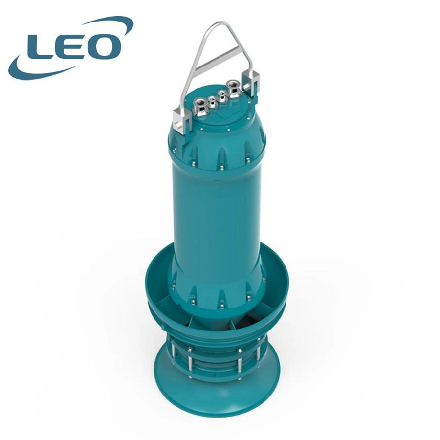 Pompe à eau axiale submersible électrique industrielle à haute pression pour les projets de dérivation d'eau.