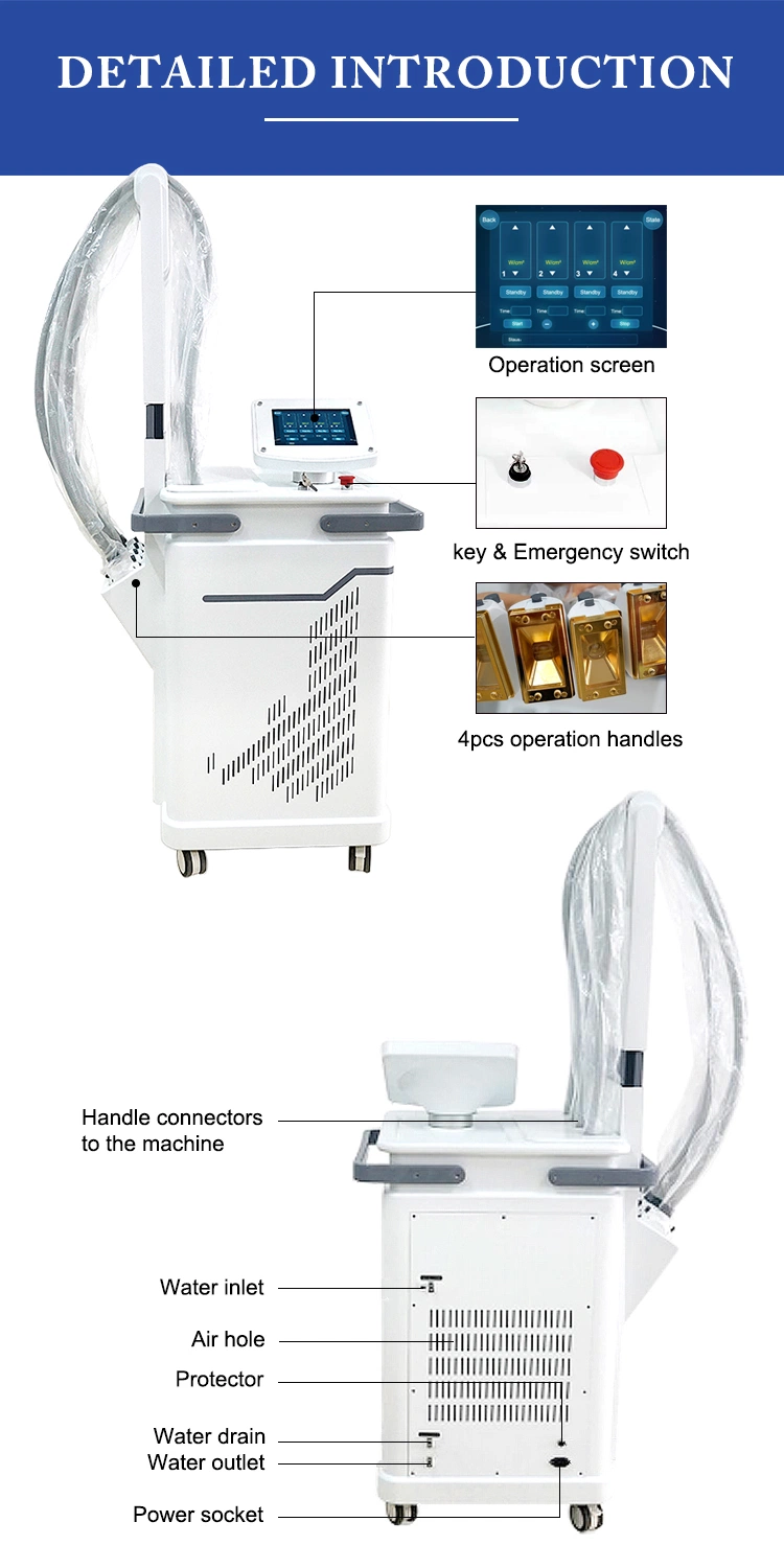 Chariot 1060nm Diode Laser de corps Beatuy minceur Salon de la machine de contourage