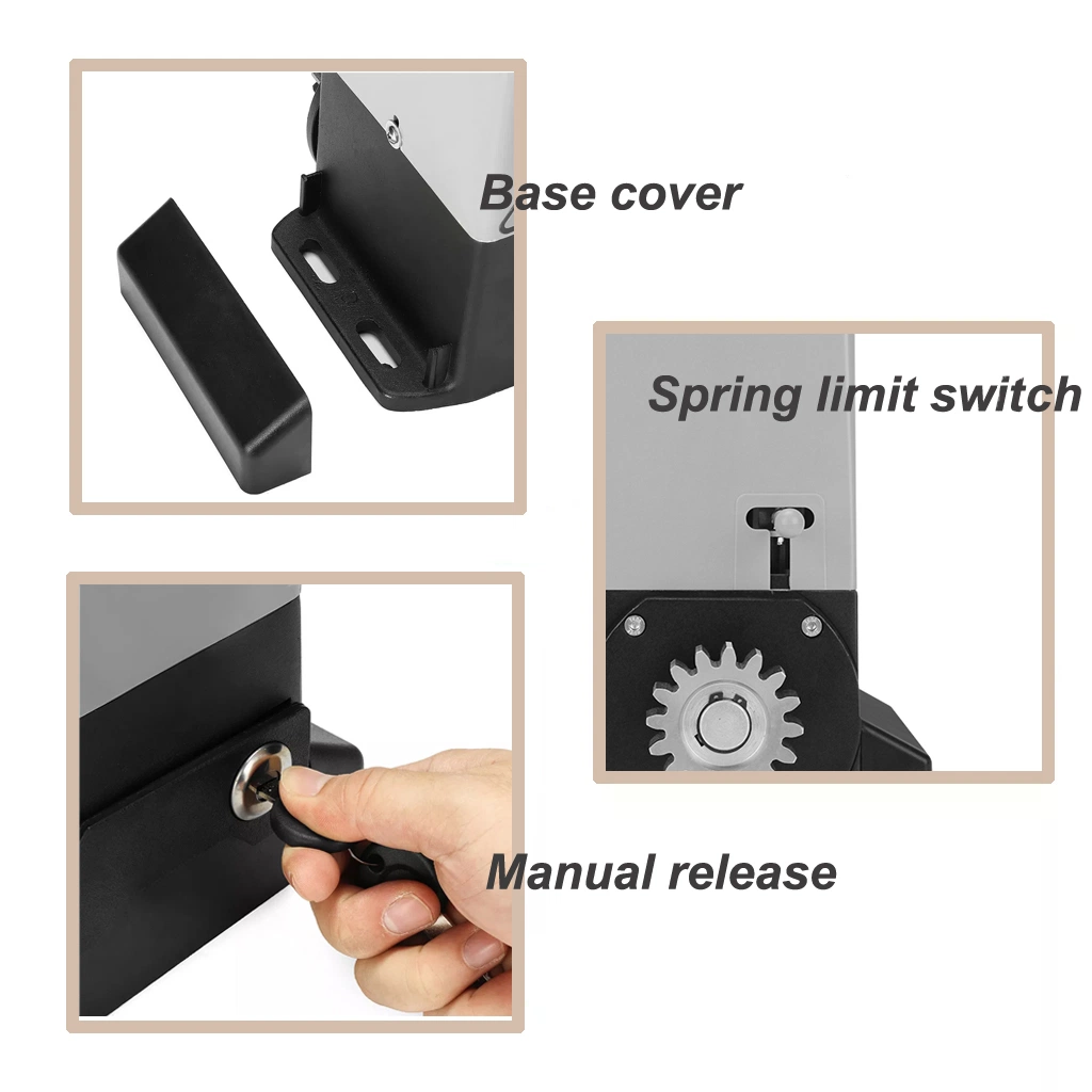 AC Wiring Diagram Gate Motor Electric Gate Opener Set for Automatic Gate Opener Motor with Switches