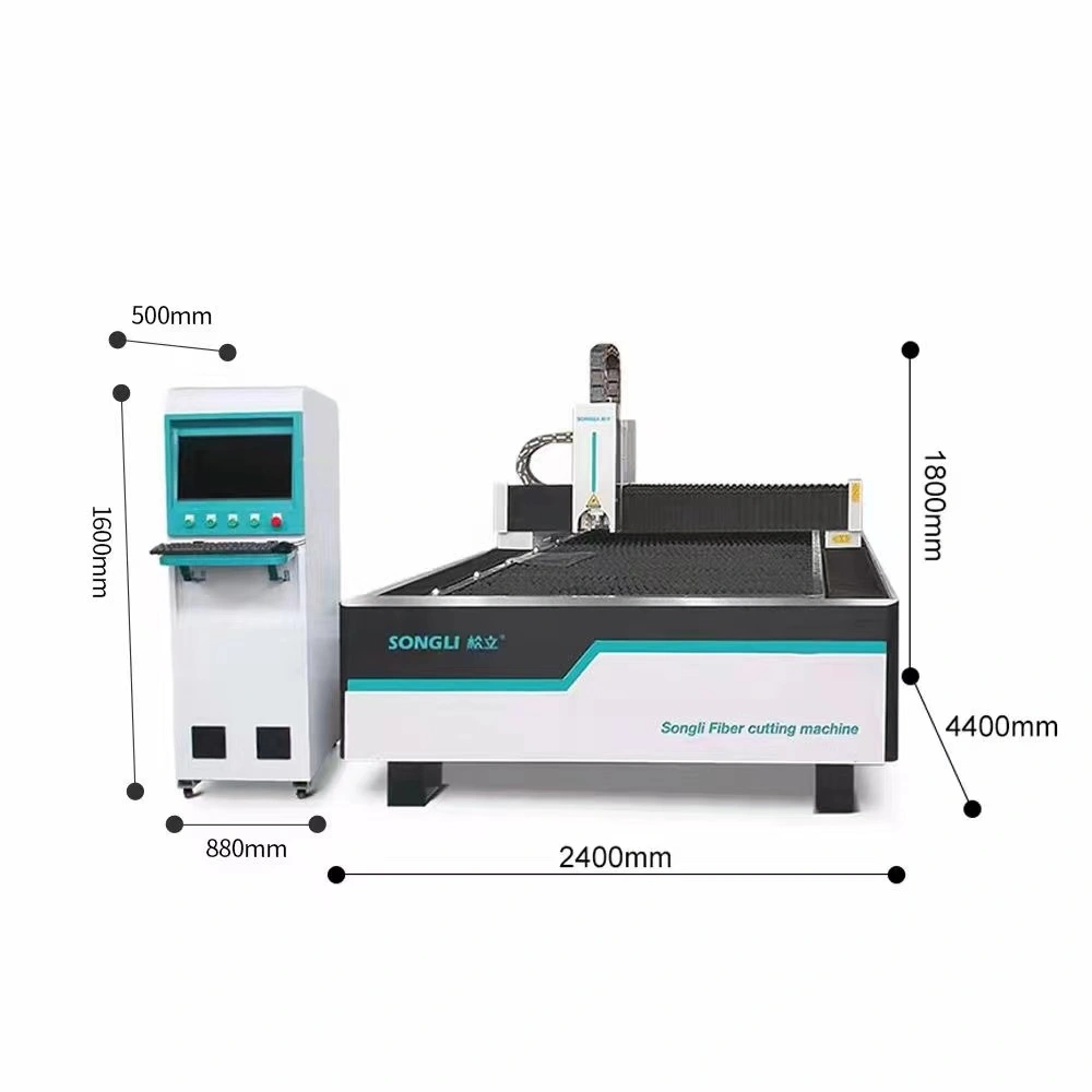 Fabricação Produtos de exposição 1500W CNC Metal máquina de corte de fibra a laser chapa metálica preço