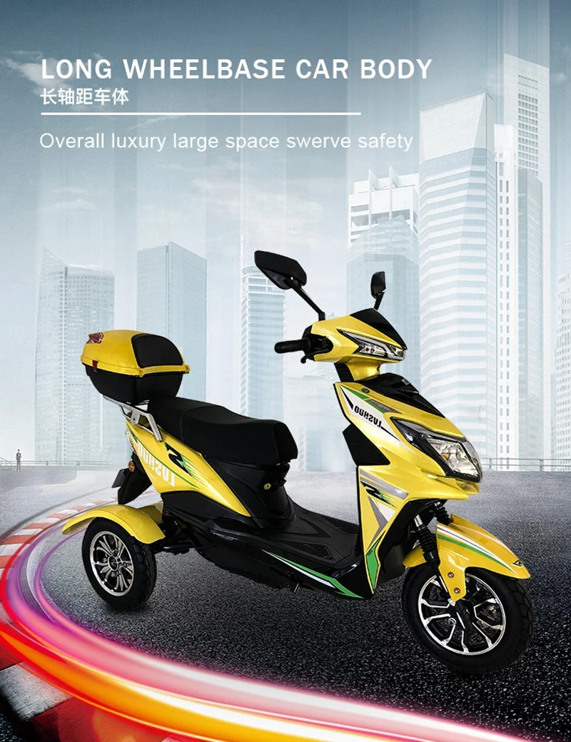 Kit de motor de bicicleta Tritriciclos Moter Tianjin Three Wheeler 2 Solar Triciclo eléctrico para passageiro