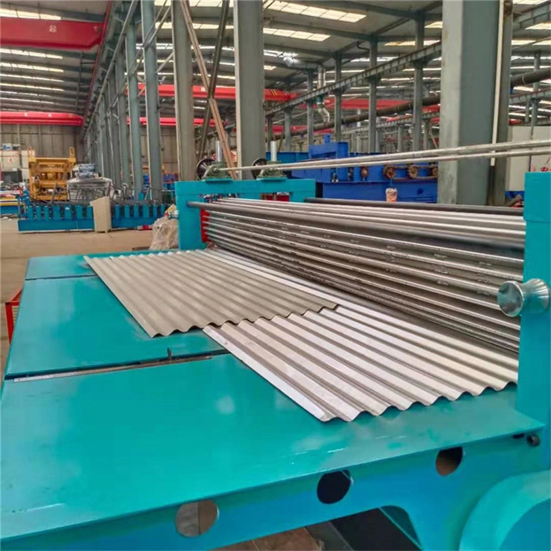 3.2 Meter/4meters/6meters Horizontal Barrel Corrugated Roofing Tile Sheet Roll Forming Machine