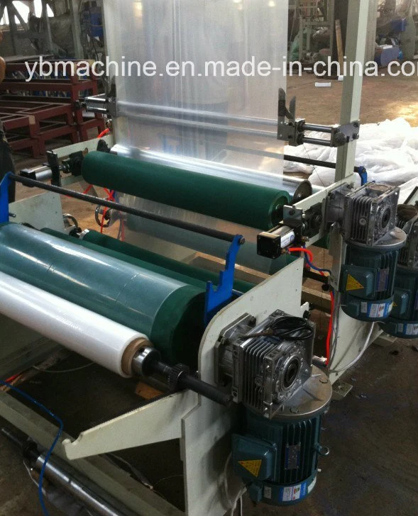 Double Layer Rotary-Die Head PE Film Blowing Machine for T Shirt Bags with Flat Bags