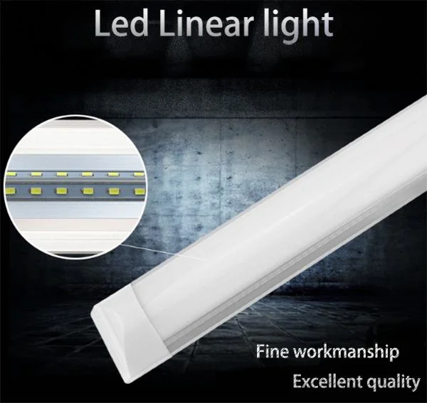 Factory Price Aluminum Base LED Batten Light 18W 28W 36W Linear Light Fixture