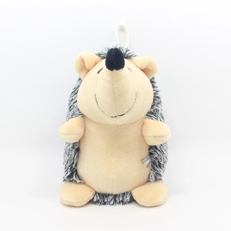 Retourner cadeaux pour enfants anniversaire adorable animal peluche jouets en peluche bourrés Support Hedgehog personnalisé