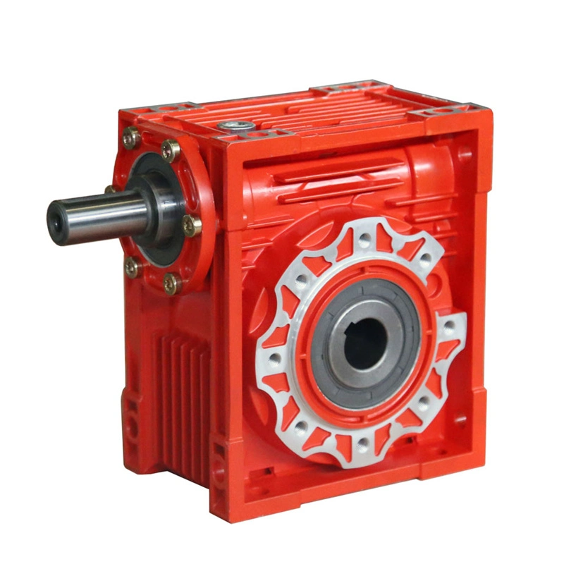 Nrv New Design Double Dual Shaft Input Right Angle Reduction Motorized Worm Reductor Gearbox