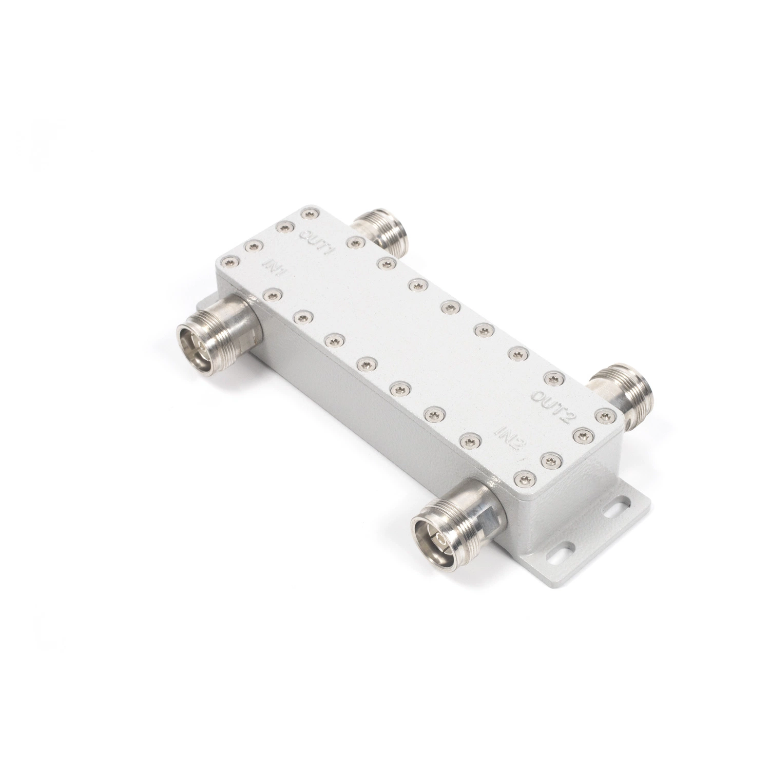 China 600-3800MHz RF Low Pim 3dB Hybrid Coupler Combiner 4.3-10 Female Type