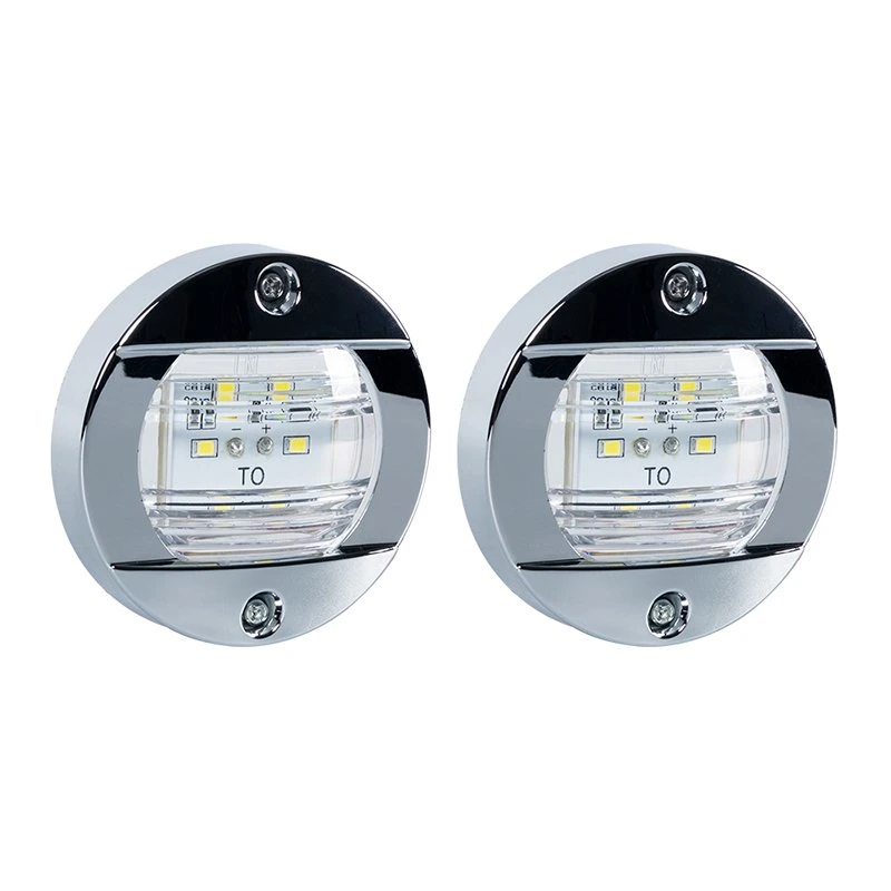 12V Azul Blanco impermeable Transom Yacht LED Courtesy Boat Marine Luces de navegación Stern