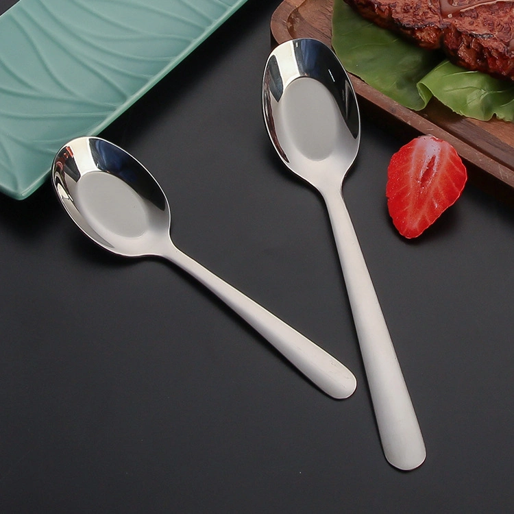 Wholesale/Supplier Stainless Steel Spoon Luxury Silver Cutlery Silver Spoon