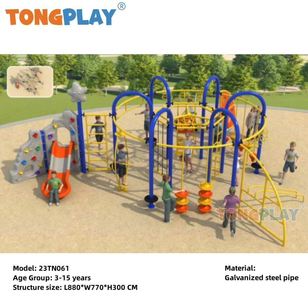 Kinder Outdoor Spielplatz Ausrüstung Kinder Spielen Spielzeug Rutsche Vergnügungspark Fitnessgeräte