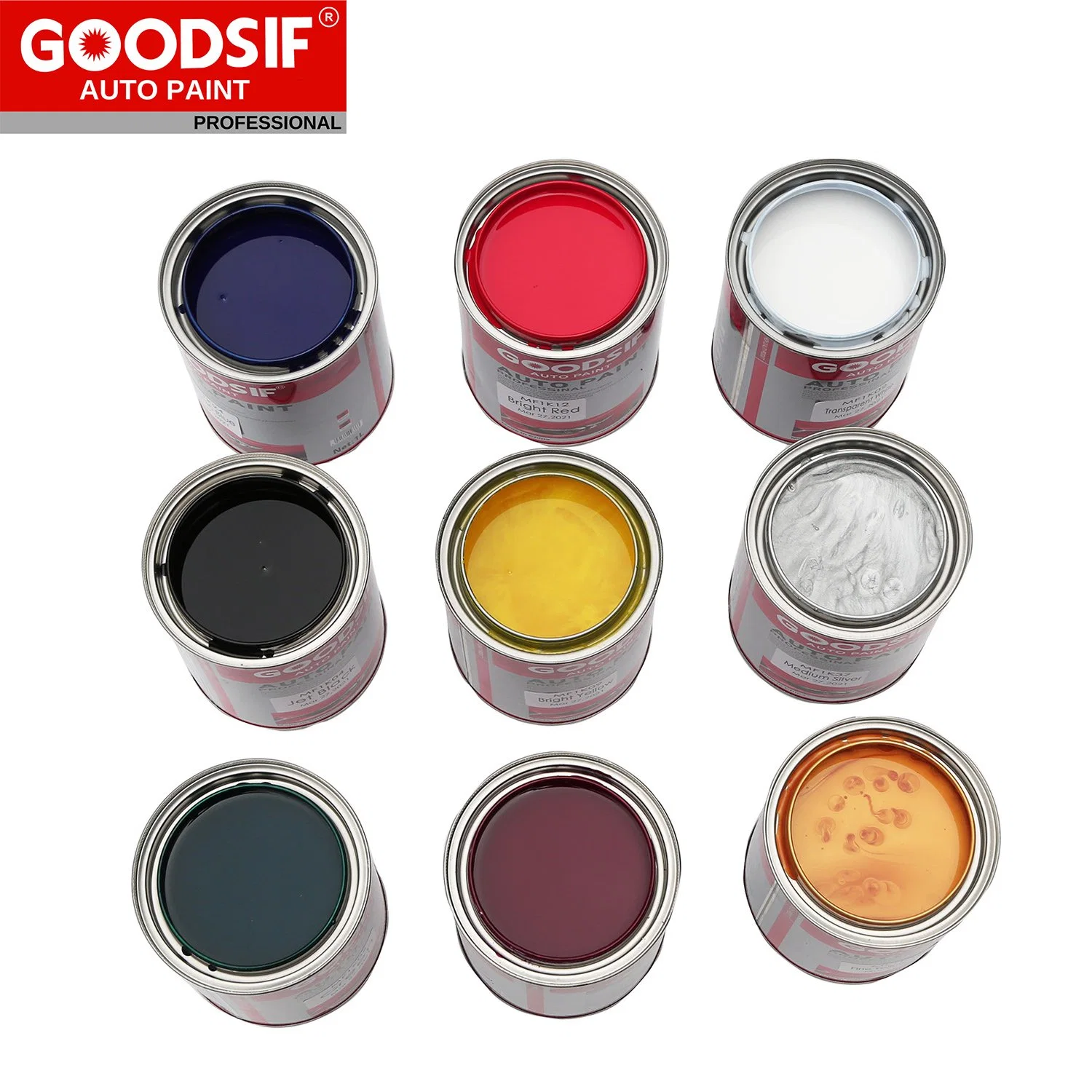 Goodsif Car Paint Manufacturer Excellent Chemical Resistance 2K Varnish Acrylic Auto Clearcoat for Automotive Refinish Paint