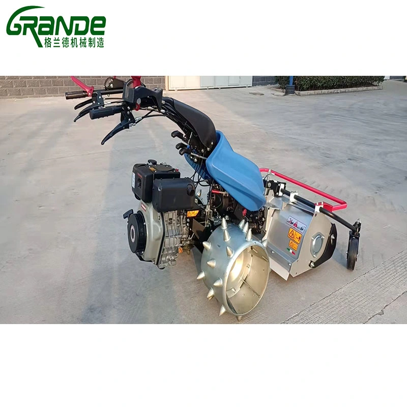 professional Diesel Engine Lawn Mower Grass Cutter Tractor Garden