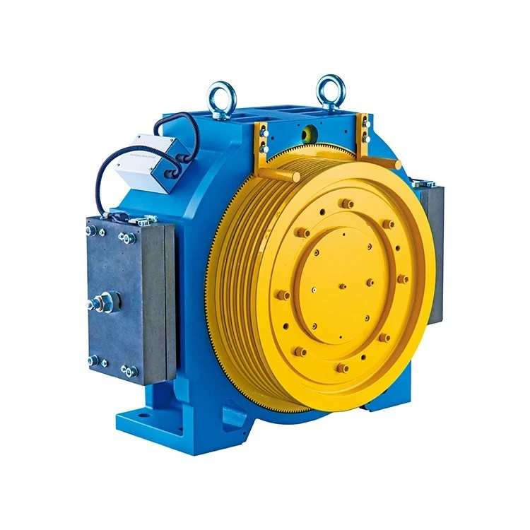 Xinda Host Mini Series Gearless Brake Permanent Magnet Synchronous Elevator Traction Machine