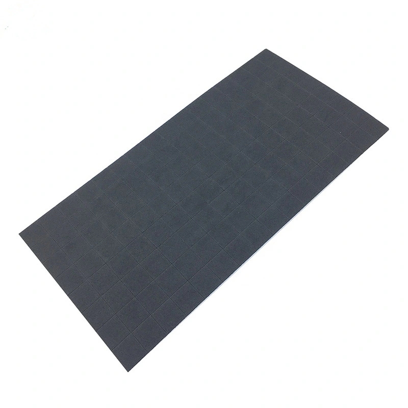 20X20X3+1mm Adhesive Backed EVA Rubber Woth Cling Foam on Sheets