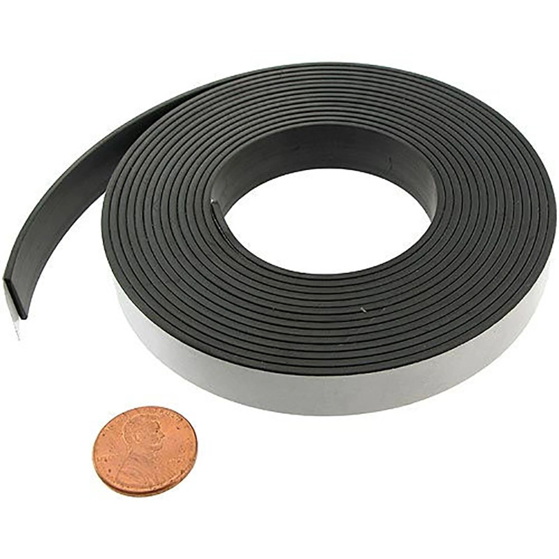 Ferrite Soft Flexible Rubber Magnet Strip Magnet with 3m Adhesive