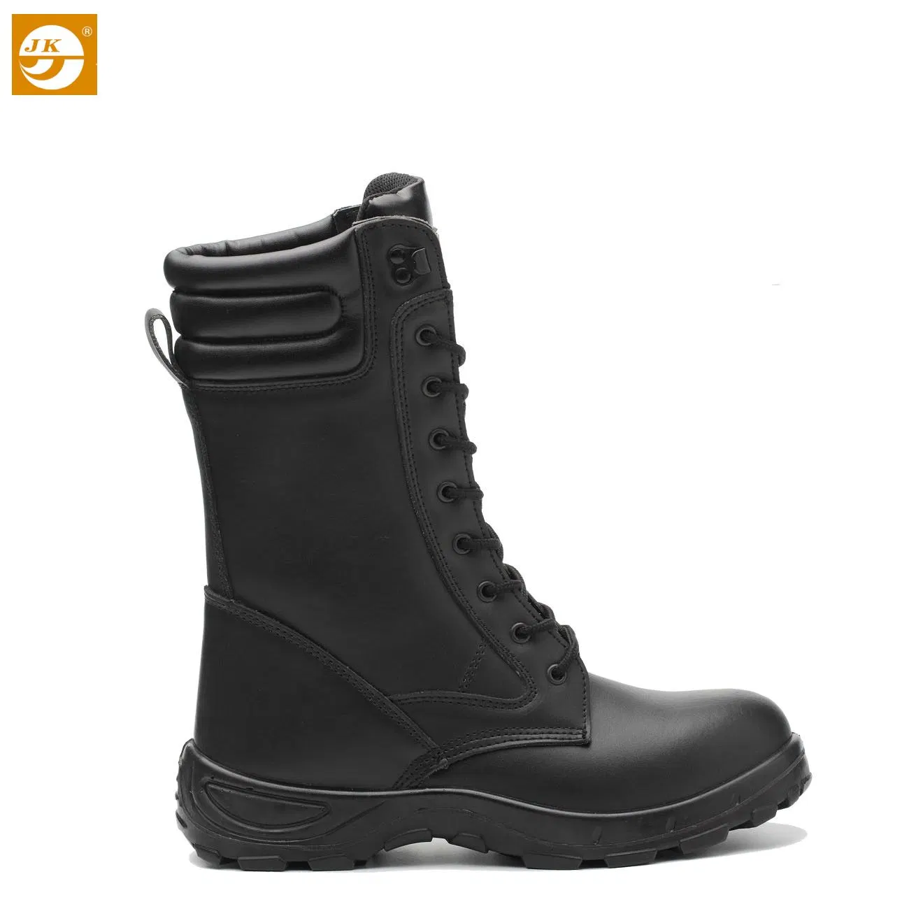 Black Color Tactical Shoes with Genuine Leather