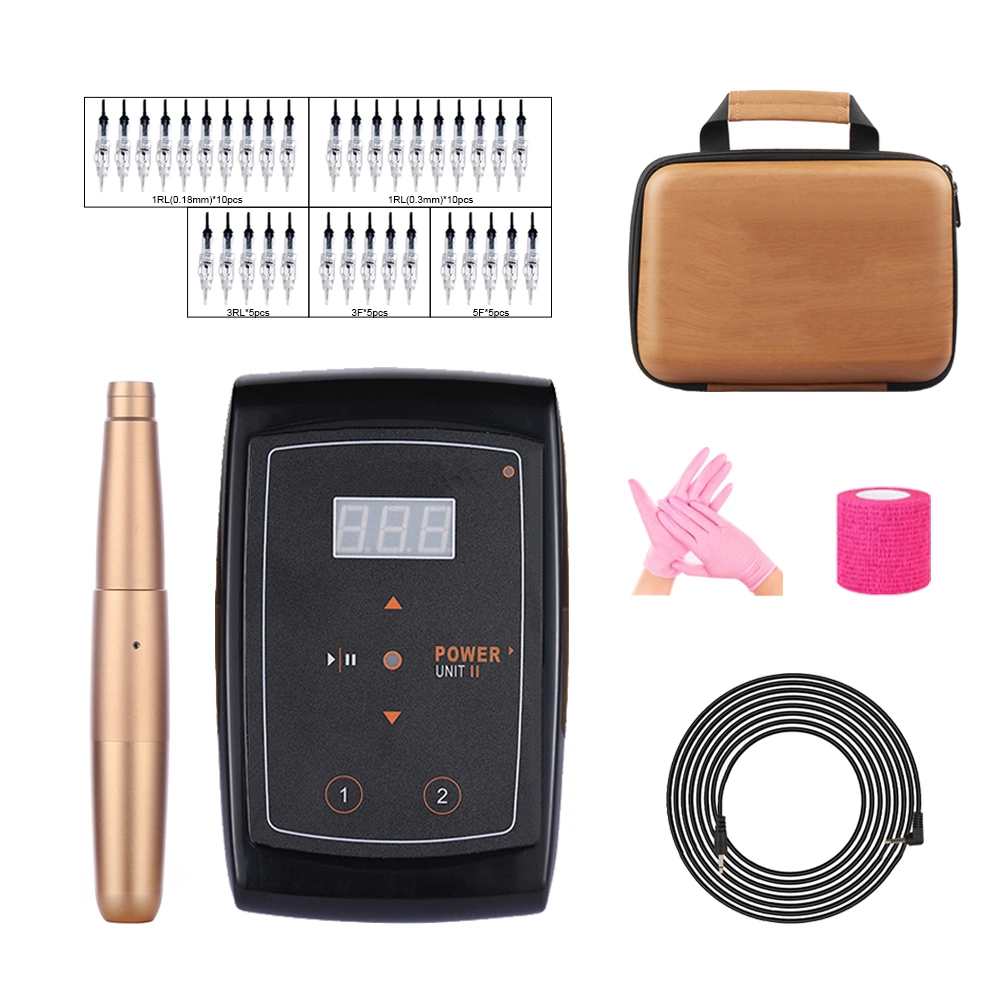 Ybeauty Permanent Makeup Machine Tattoo Pen Kit Machine Kit Beauty Equipment