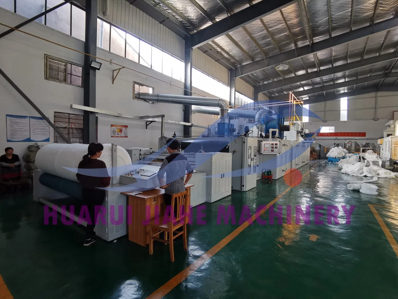 Drying Thermal Oven for No Glue Non Woven Fabric Production Line/ Glue Free Wadding Production Machine Spunbond Nonwoven Machine Polyester Wadding Line