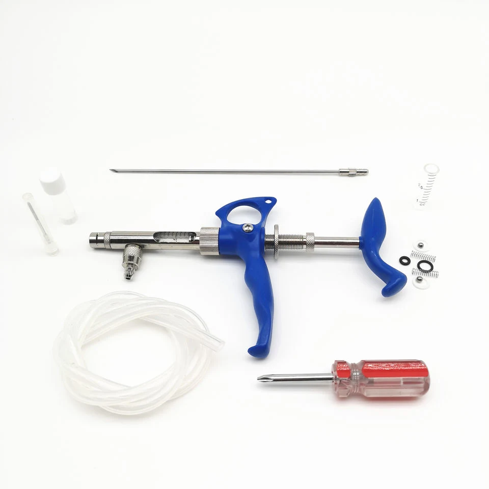 Automatic Continuous Veterinary Injection Syringe Poultry Medical Vaccine Injector Vaccine Instrument