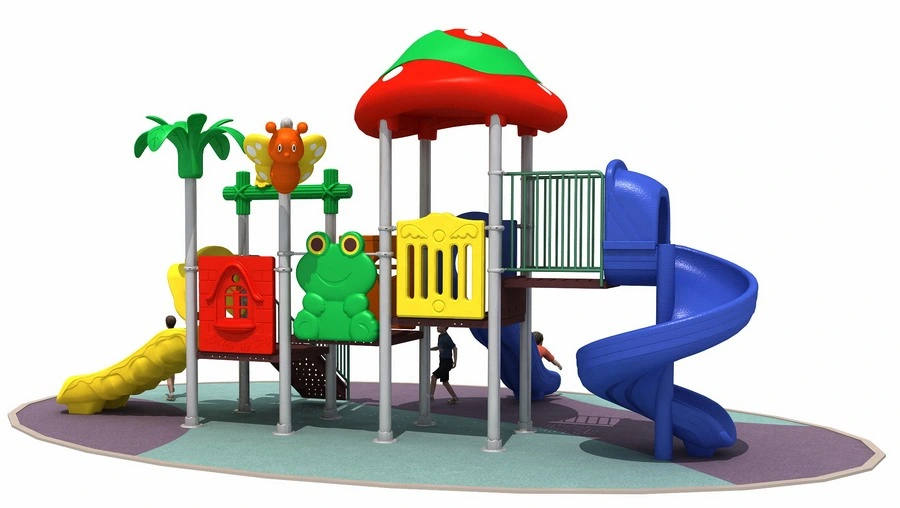 China Professional Manufacturer Factory Children Plastic Slide Outdoor Playground