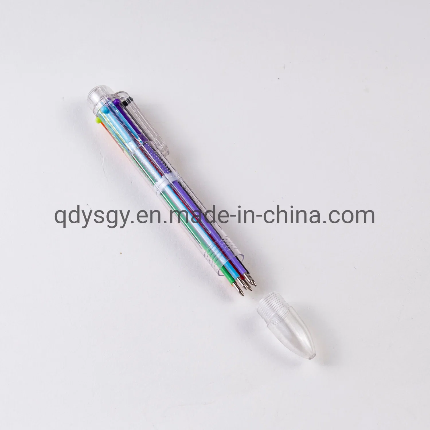 1.0mm Six-Color Ball Point Pen for Promotional Logo Printing