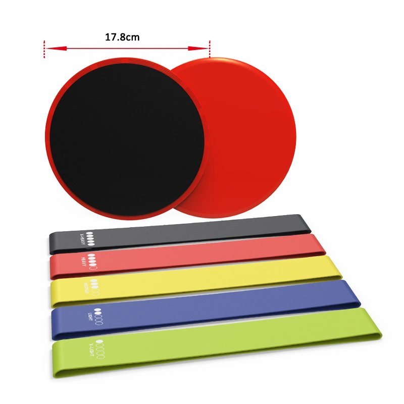 El botín de alta calidad de la banda de resistencia y deslizamiento de discos deslizantes de núcleo de material de espuma de Fitness