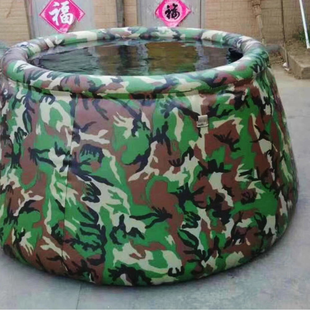 Fire Control Use Portable Collapsible Chemical Liquid/Waste Water PVC Water Tank with Anti Corrosion Customize Color Pattern