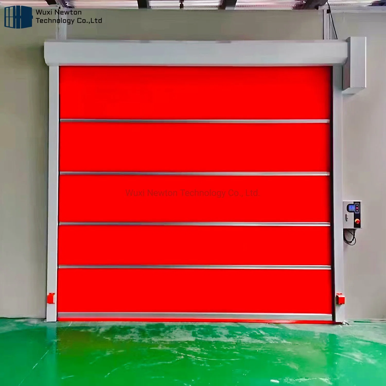 Electric Roller Shutter Outdoor Rapid Plastic High Speed Rolling PVC Doors