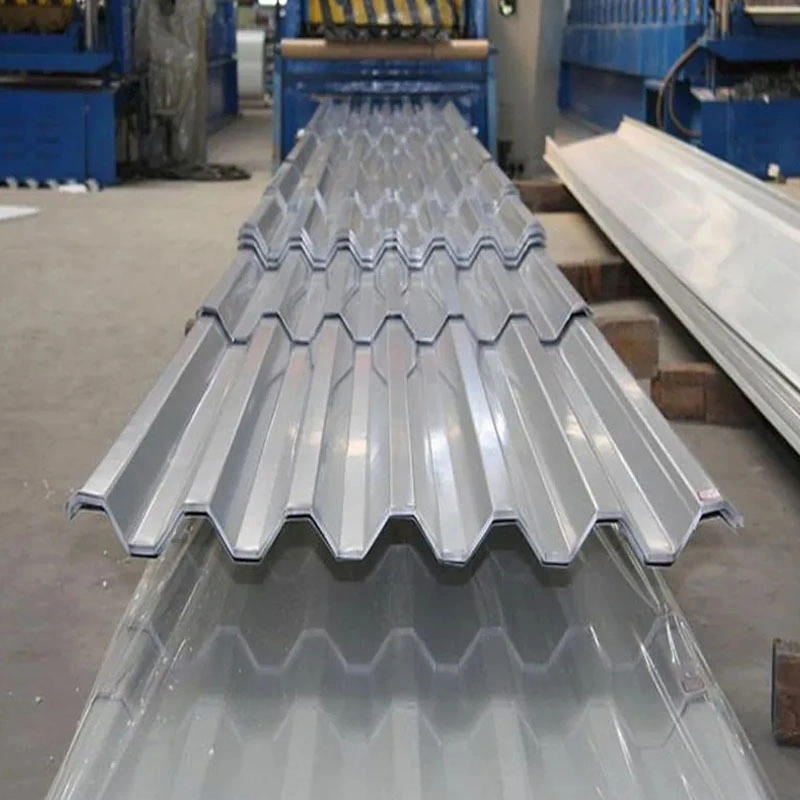 Fábrica profesional producción a medida hojas de acero galvanizado acanaladas galvanizadas Chapa de acero