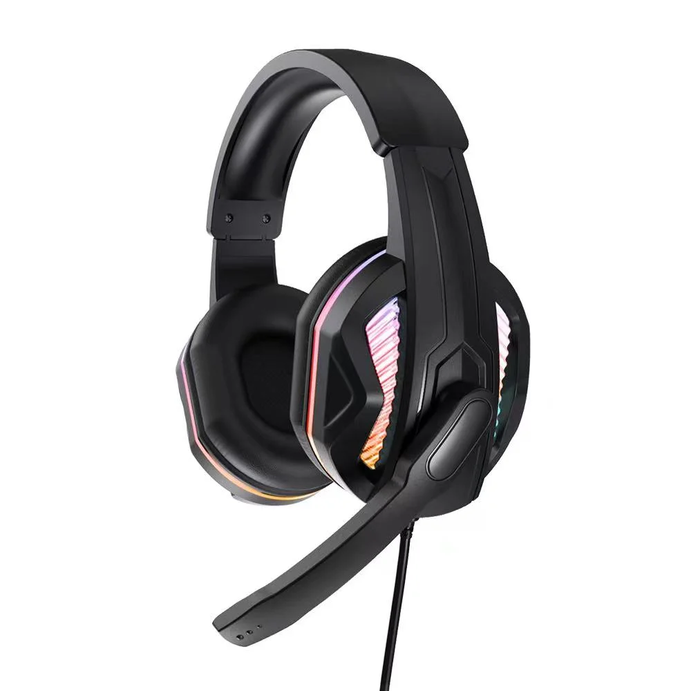 3.5mm Computer Gaming Headset Noise Cancelling Over Ear Gaming Headphones with Mic