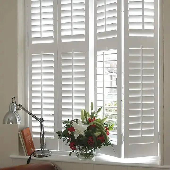 Bay Window Faux Wood Wooden Shutter